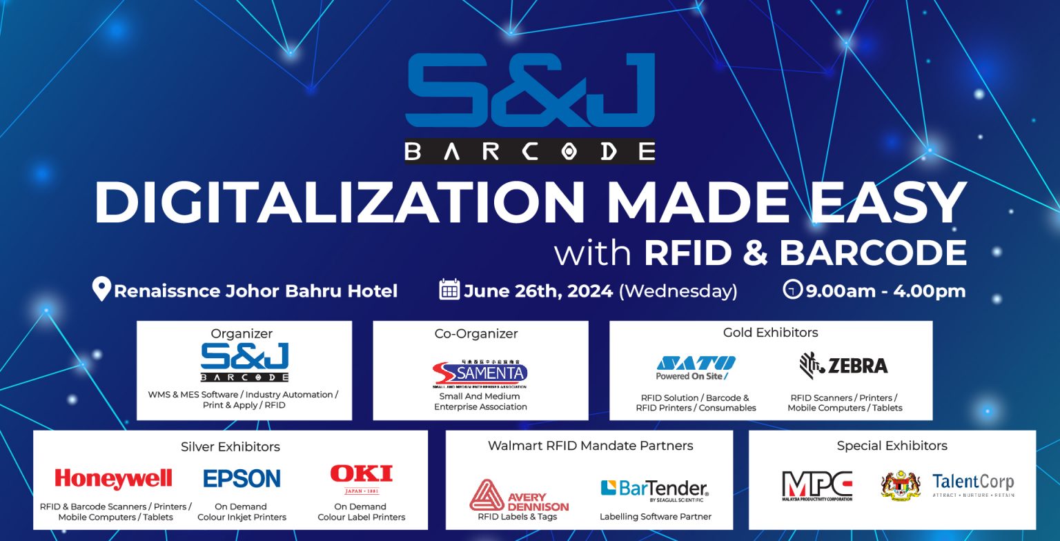 Digitalization Made Easy with RFID & Barcode | SAMENTA - S & J Bar Code ...